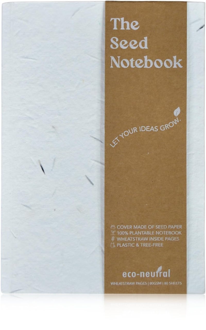 Eco-neutral A5 Soft Cover Handmade Seed Paper Notebook - Image 2
