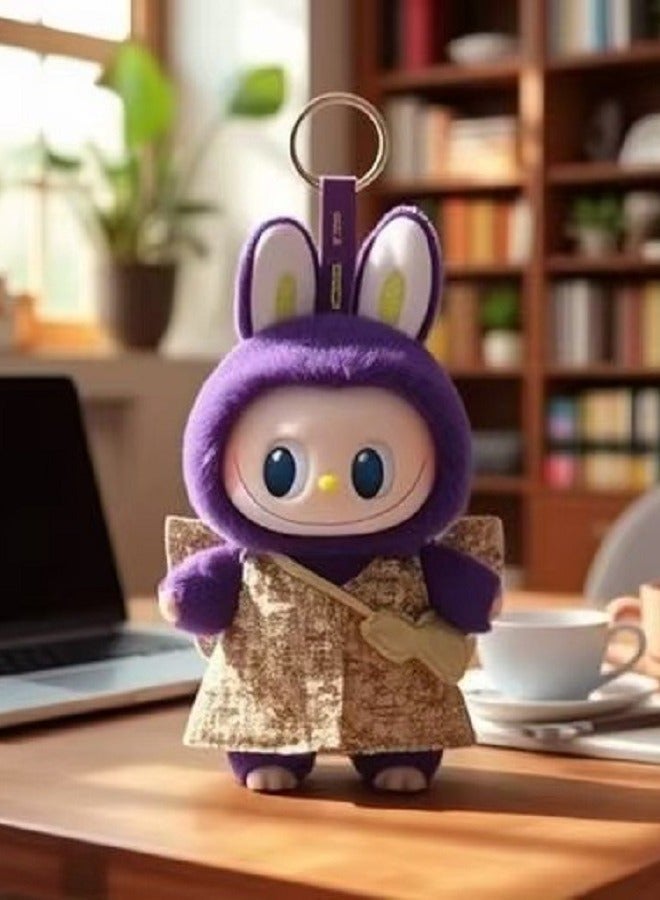Milan Edition Purple - Labubu - Plush Doll Vinyl Figure Keychain Cute Soft Toy Fashion Collectible,17cm - Image 3