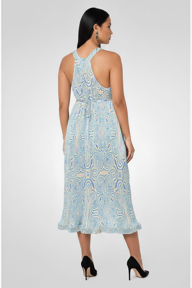 STELLA MCCARTNEY Women Allover Print Midi Dress, Multicolor - Image 2