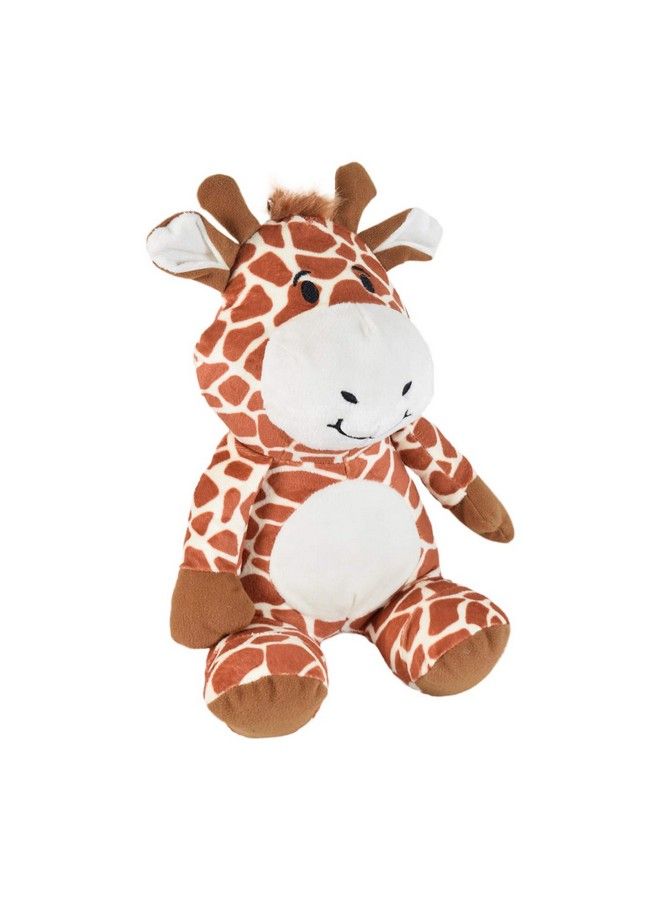Ultra Cute Stuffed Sitting Giraffe Soft Toy For Kids 9 Inches Brown - Image 3
