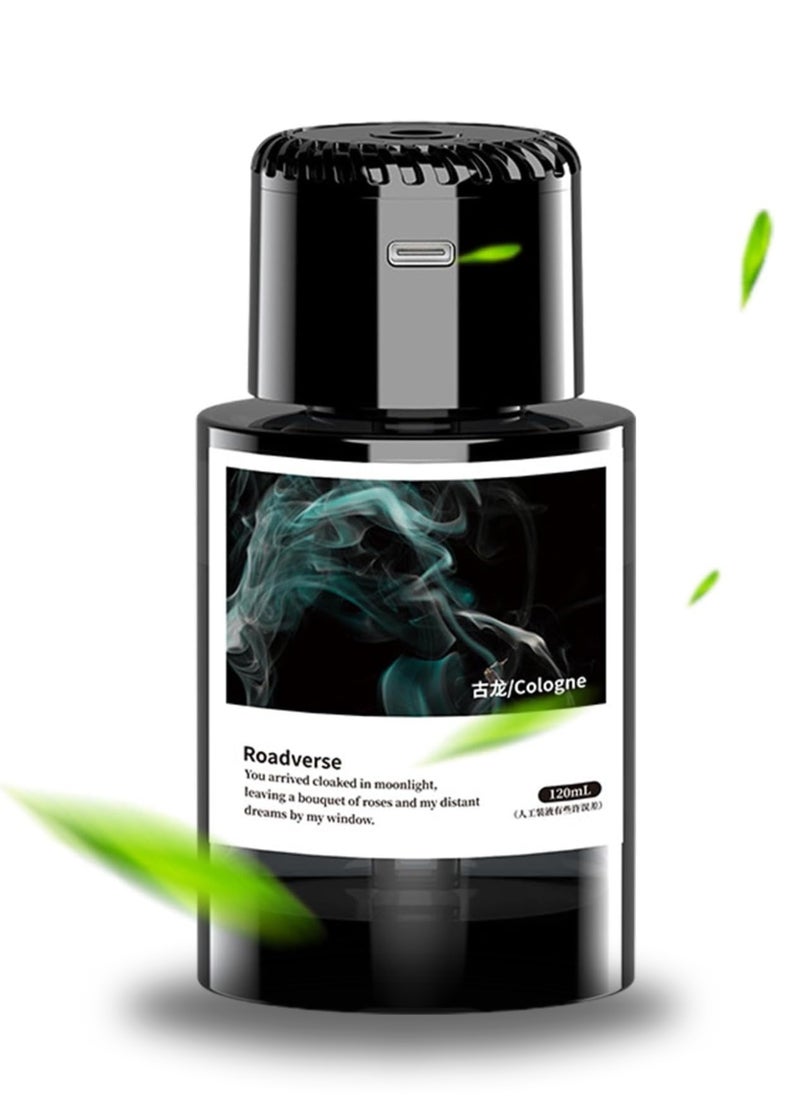 JAJEEK Smart Starry Projection Car Aroma Diffuser – 120ml Large Capacity USB Rechargeable Humidifier, Portable Cool Mist Air Freshener for Car, Home, Office & Bedroom, LED Night Light with Aromatherapy - Image 1