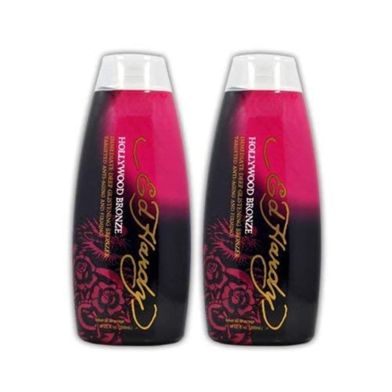 Ed Hardy Lot 2 Ed Hardy Hollywood Bronze Indoor Tanning Lotion Accelerator Bronzer Dark - Image 2