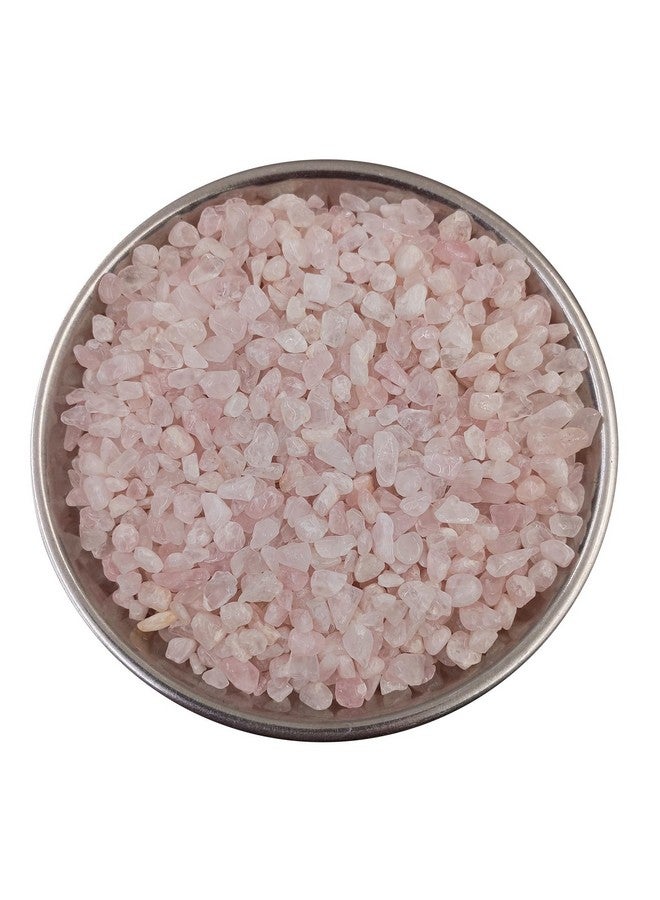 eshoppee Natural Rose Quartz Crystal Stone Chips 200 GMS Pack Chakra Chips (Rose Quartz) - Image 1