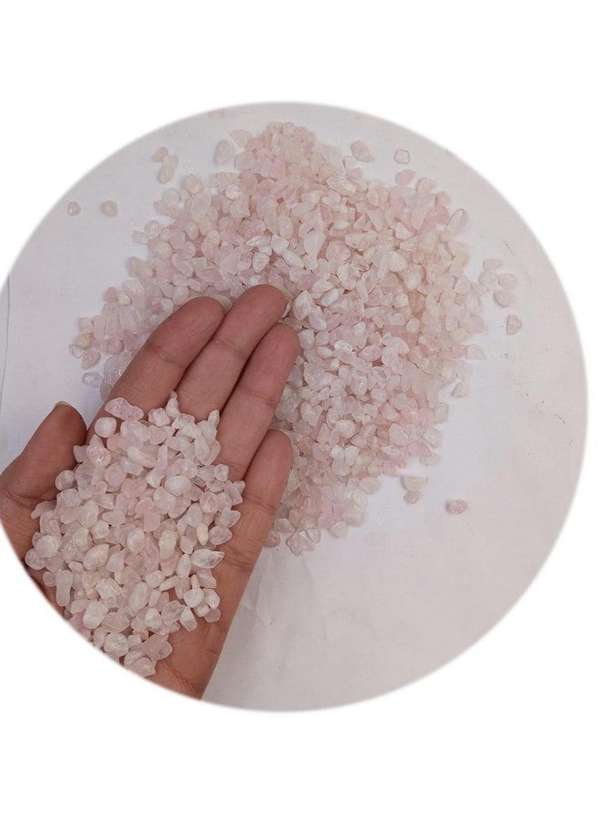 eshoppee Natural Rose Quartz Crystal Stone Chips 200 GMS Pack Chakra Chips (Rose Quartz) - Image 3