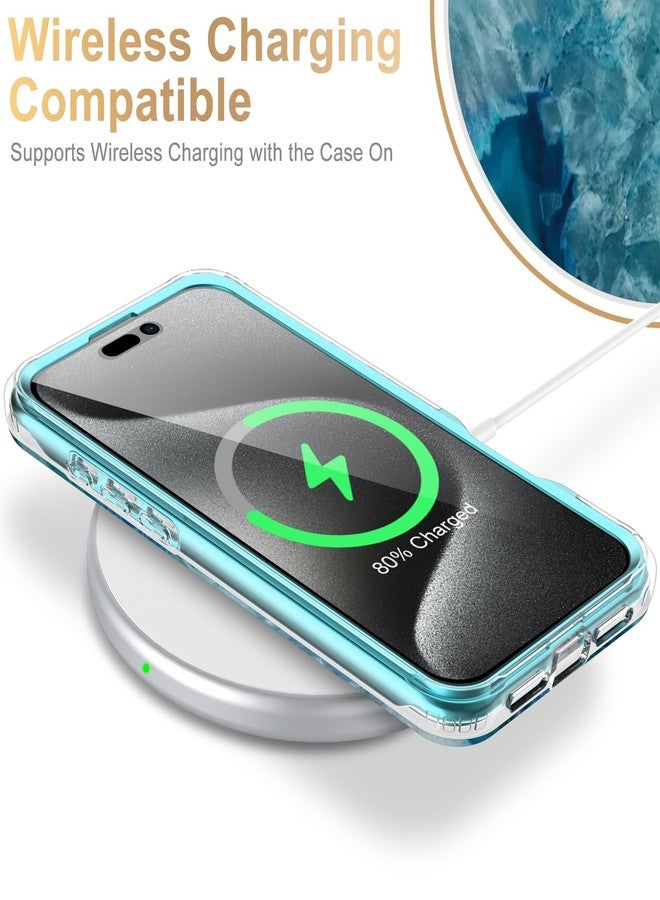 Esdot for 16 Pro Max Case with Built-in Screen Protector - Durable Hard PC Front Frame + Soft TPU Back Cover, Trendy Cute Designs for Women,Protective Phone Case 6.9" - Agate Stone - Image 3