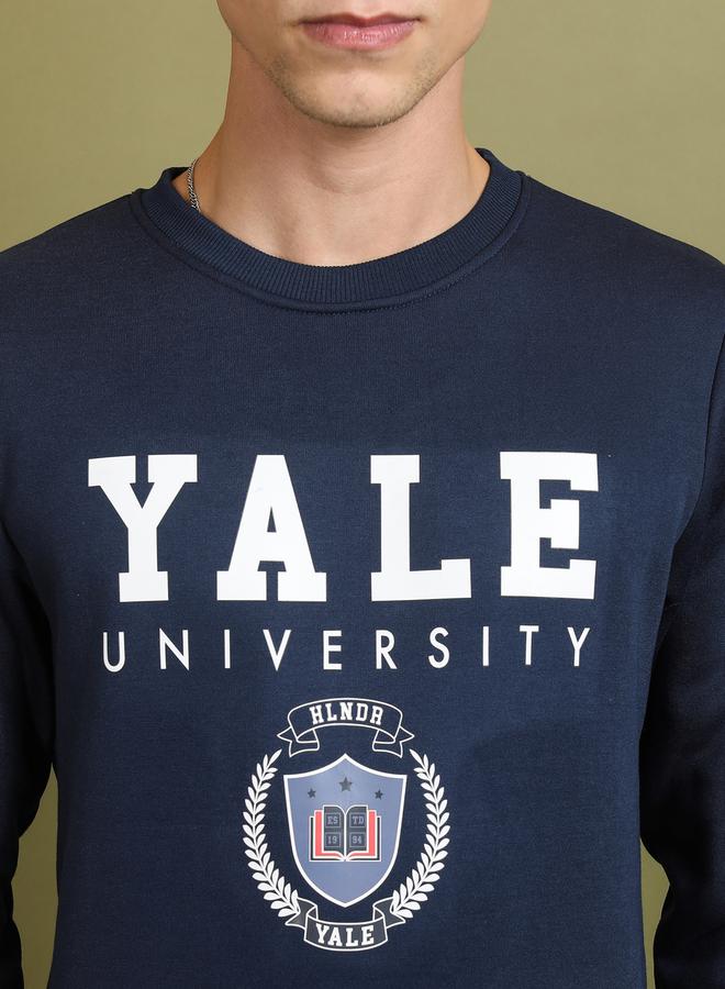 HIGHLANDER Typography Print Ribbed Cuff Sweatshirt - Image 2