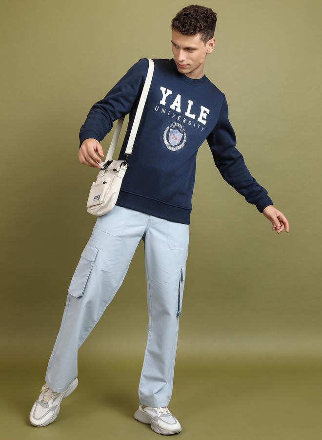 HIGHLANDER Typography Print Ribbed Cuff Sweatshirt - Image 4