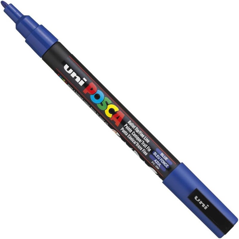 POSCA PC-3M Fine Cone Tip Marker - Blue