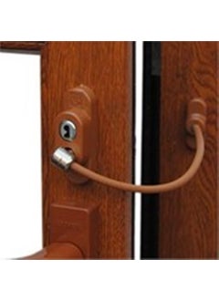 PENKID Wired Pvc Window Safety Lock Light Brown  - Image 2