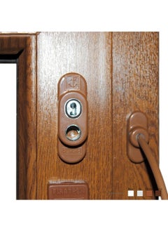 PENKID Wired Pvc Window Safety Lock Light Brown  - Image 4