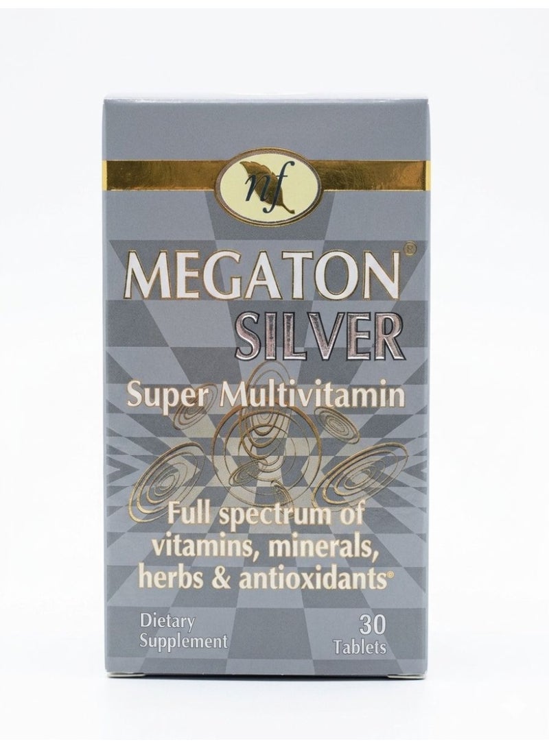 Megaton Silver Super Multivitamin 30 Tablets