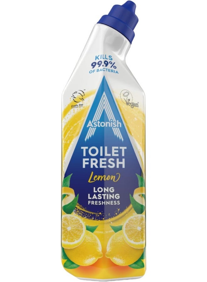 Astonish Toilet Fresh Toilet Cleaner Liquid – Lemon – 750ml - Image 1