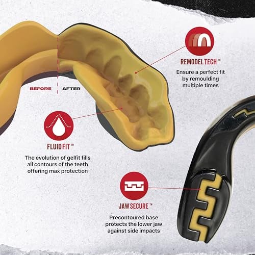 SafeJawz Sports Mouthguard, Dual Layer Premium Mouth Guard with Case for Basketball, Lacrosse, Football, Martial Arts, Hockey, Wrestling, Ice Hockey and All Contact Sports - Image 3