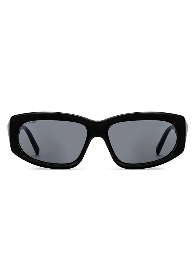 John Jacobs Full Rim Rectangular Stylish & Premium Sunglasses 100% UV Protected Unisex Extra Wide JJ S16446