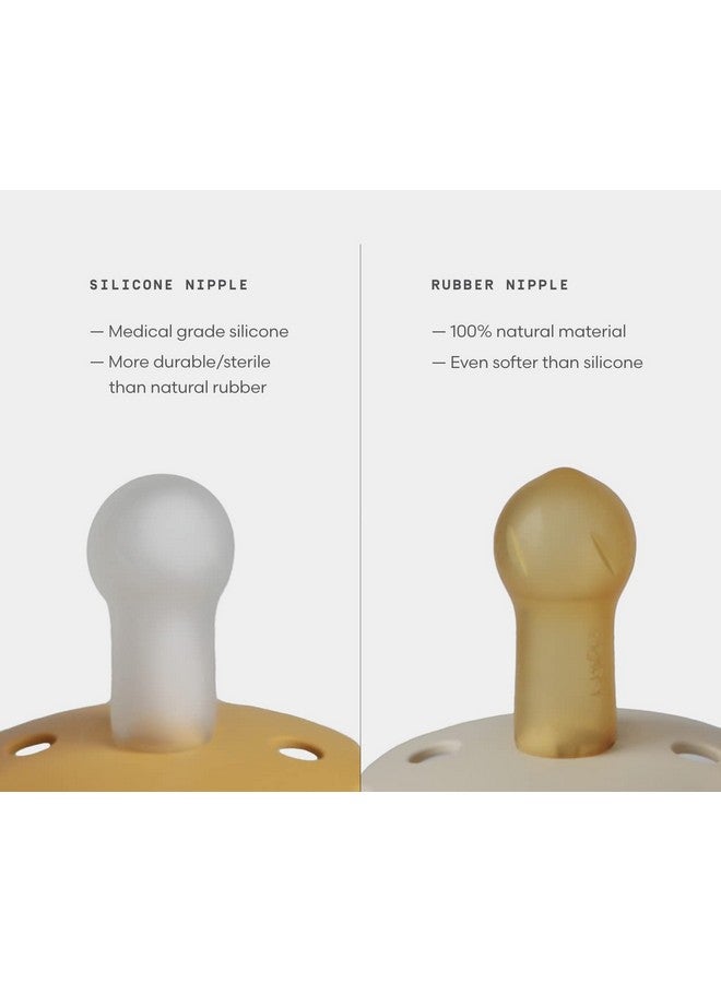 فريج لهاية فريج ديزي نايت للأطفال من المطاط الطبيعي | صُنعت في الدنمارك | خالية من مادة BPA (لون وردي/كريمي، من 6 إلى 18 شهرًا) - عبوة من قطعتين - Image 4