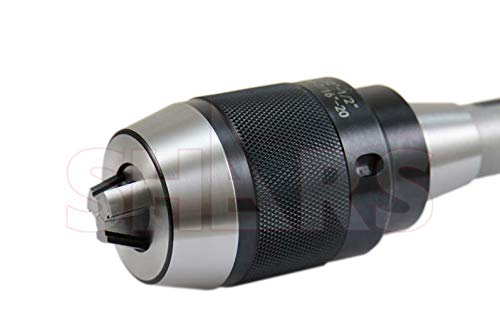 Shars 1/32-1/2" Precision Keyless Drill Chuck with R8 Integral Shank 202-5017 P[ - Image 2