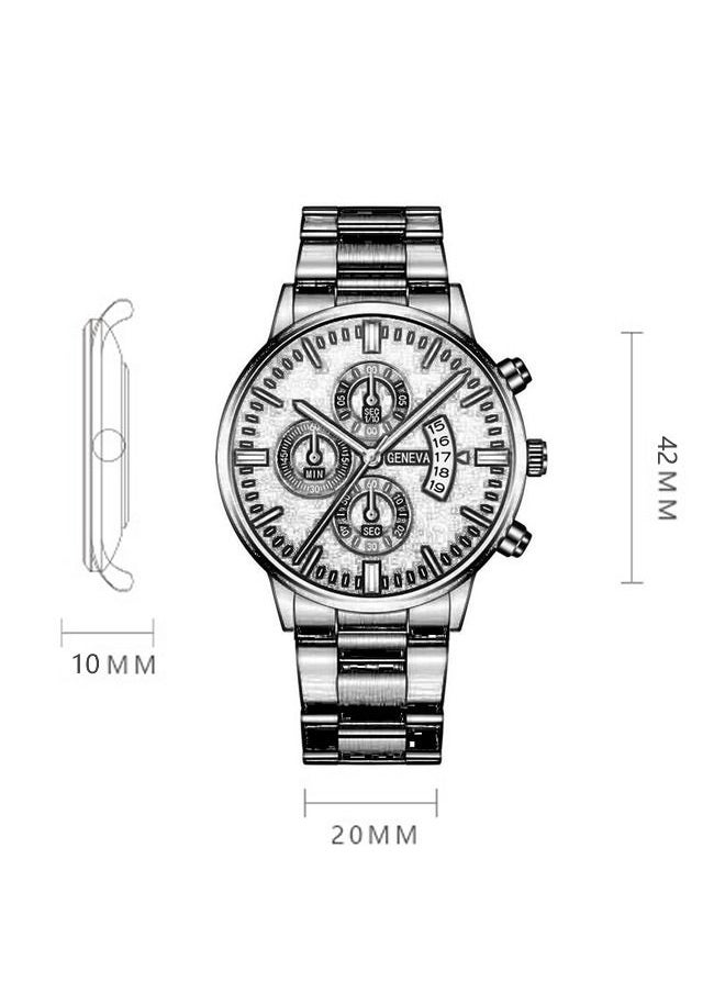 Geneva Men's Fashion Style Quartz Analog Watch  - Image 4