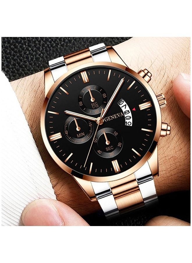 Geneva Men's Fashion Style Quartz Analog Watch  - Image 2