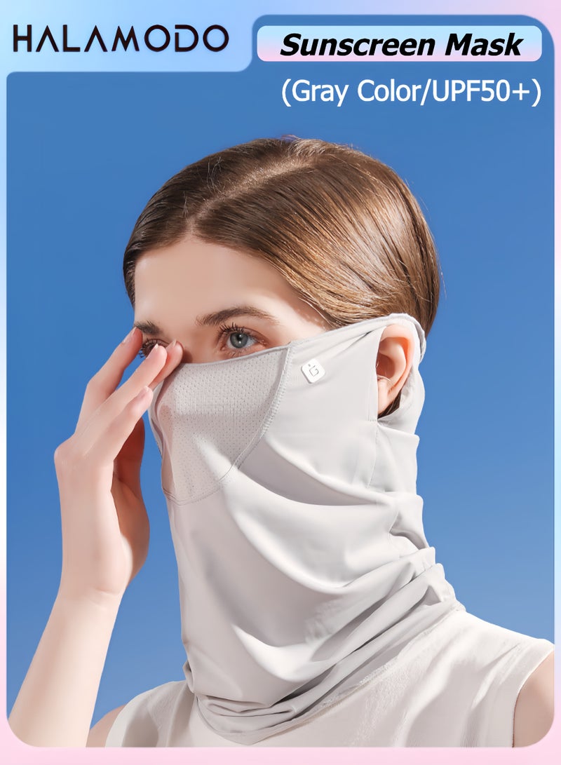 Halamodo Women's Summer Ice Silk Sunscreen Mask - Image 1
