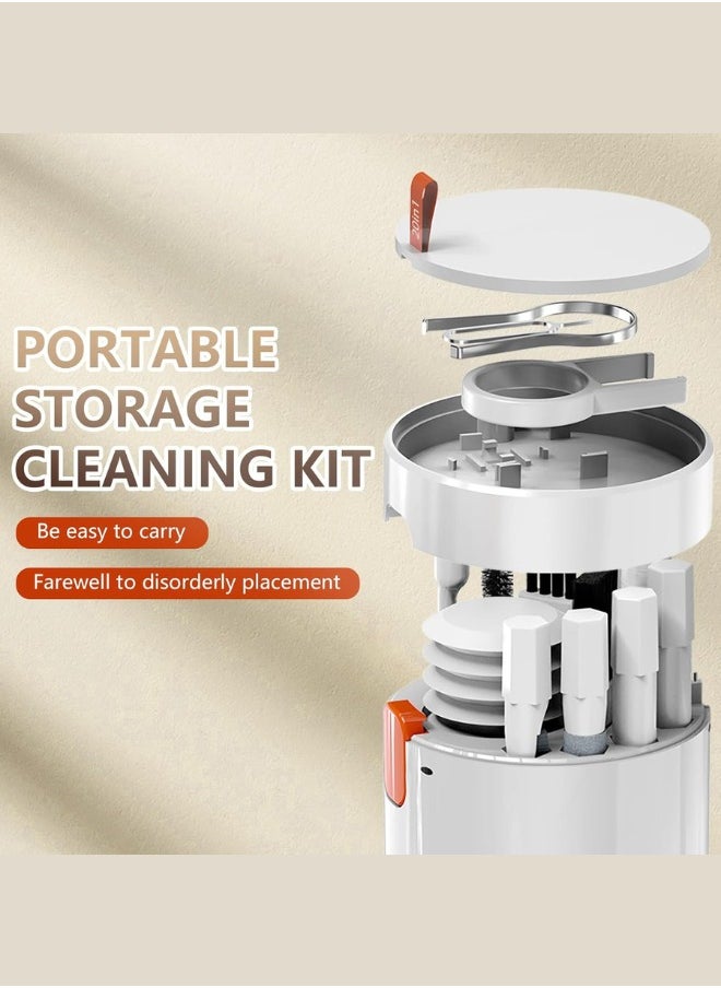 Generic - 20 -in-1 Electronic Cleaner Kit,Keyboard Cleaner, Laptop Cleaner Kit for Monitor, Cell Phone, Bluetooth, Headset, Airpods, Laptop Camera Lens (White) - Image 1