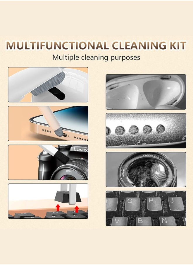 Generic - 20 -in-1 Electronic Cleaner Kit,Keyboard Cleaner, Laptop Cleaner Kit for Monitor, Cell Phone, Bluetooth, Headset, Airpods, Laptop Camera Lens (White) - Image 1