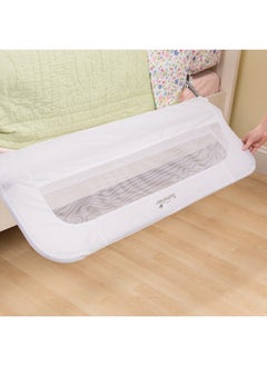 summer infant Summer® Single Fold Safety Bedrail, White, Metal and Fabric Bedrail for Toddlers, 42.5” Long, Fits Twin, Full, and Queen Beds and Accommodates Thick Mattresses and Platform Beds  - Image 3