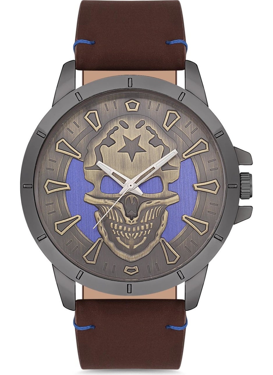 Polo Rucci 2204 Skeleton Patterned Strap Men's Wristwatch 