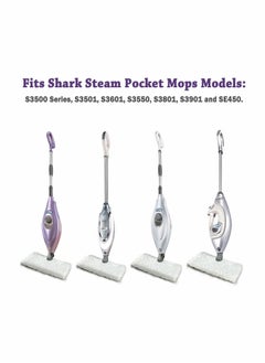 Y&D Spin Mop Replacement Head, Washable Microfiber for Shark Steam Pocket Mops S3500 Series S3501 S3601D, 2 Pack  - Image 4