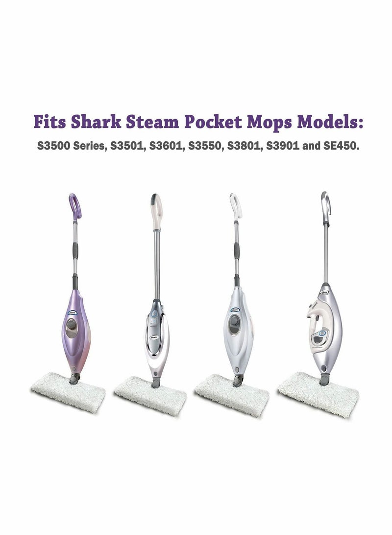 واي آند دي Spin Mop Replacement Head, Washable Microfiber for Shark Steam Pocket Mops S3500 Series S3501 S3601D, 2 Pack - Image 4