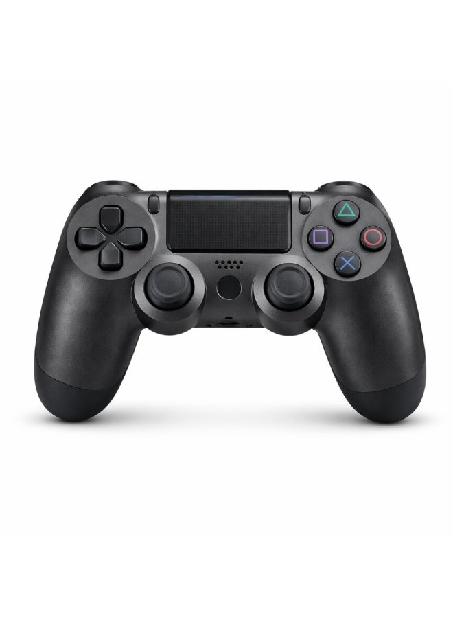 يد تحكم PS4 DualShock 4 لاسلكية مع محرك اهتزاز وتاتش باد – متوافقة مع PS4 وPC وأندرويد – أسود - Image 1
