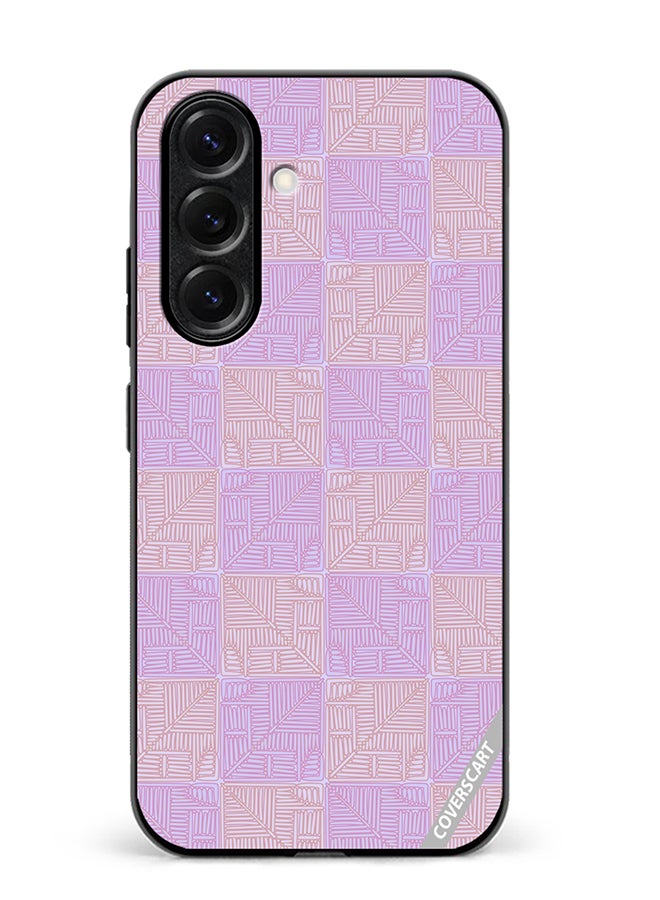 VR CREATIVE Protective Case Cover For Samsung Galaxy A56 Beige And Purple Shades Design Multicolour
