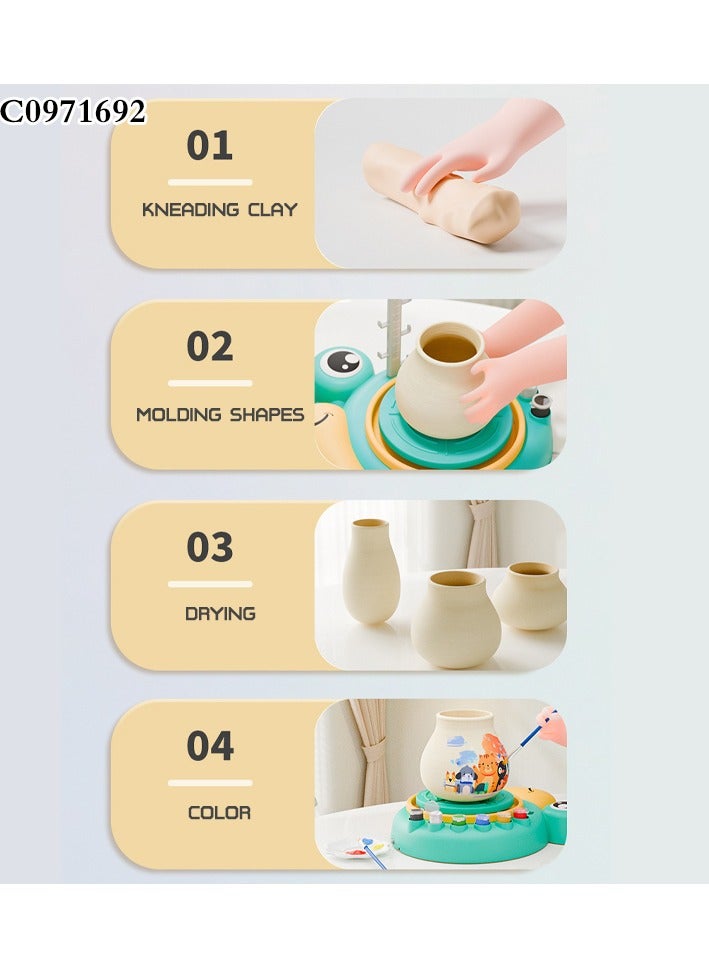 Complete Pottery Wheel Set for Kids  - Image 2