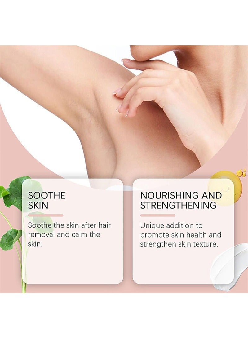 Bye Bye Bushes Hair Removal Cream for Sensitive Skin,Intimate Hair Removal Cream with Aloe and Cucumber,Gentle Hair Removal Cream for Intimate Areas,Face,Legs and Underarms (1 Pack)