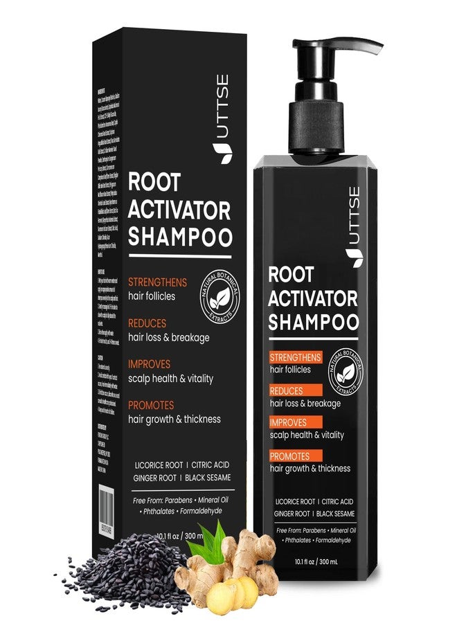 Uttse Root Activator Shampoo for Men: Hair Growth Shampoo for Hair Loss and Thinning Hair - 10.1 fl oz / 300 mL - Image 1