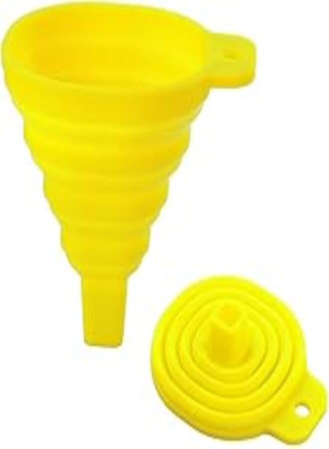 OR Mini Folding Silicone Funnel - Yellow