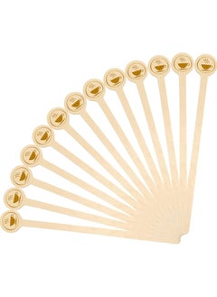Oasisgalore 5.9inch Wooden Coffee Stirrers with Round Ends, 100 Count Disposable Stir Sticks for Coffee & Cocktails, Wooden Beverage Mixer with Smooth Ends, Drink Sticks  - Image 1