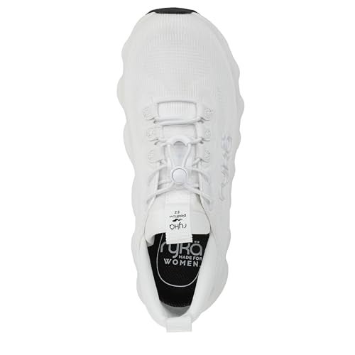 Ryka Womens Podflow EZ Walking Shoes Brilliant White 9 M - Image 5