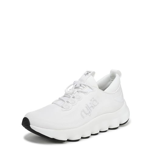 Ryka Womens Podflow EZ Walking Shoes Brilliant White 9 M - Image 1