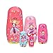 Tngan Nesting Dolls 5Pcs 6 Tall Russian Nesting Dolls Handmade Matryoshka for Kids Wooden Stacking Toys for Christmas Home Wedding Party Decorations Fairy - Image 3