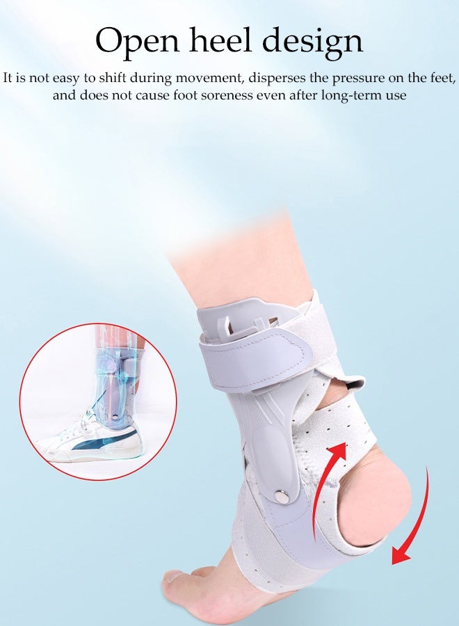 DUNISO Ankle and Foot Wrap, Adjustable Ankle Support Brace, Plantar Fasciitis Arch Sleeve, Ankle Sprain Support, Pain and Swelling Relief, One Size Fits All  - Image 5