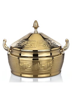 Homemaker Hannah Hotpot 5000ML Gold – Premium Large Hot Pot for Cooking & Serving with Elegant Gold Finish 