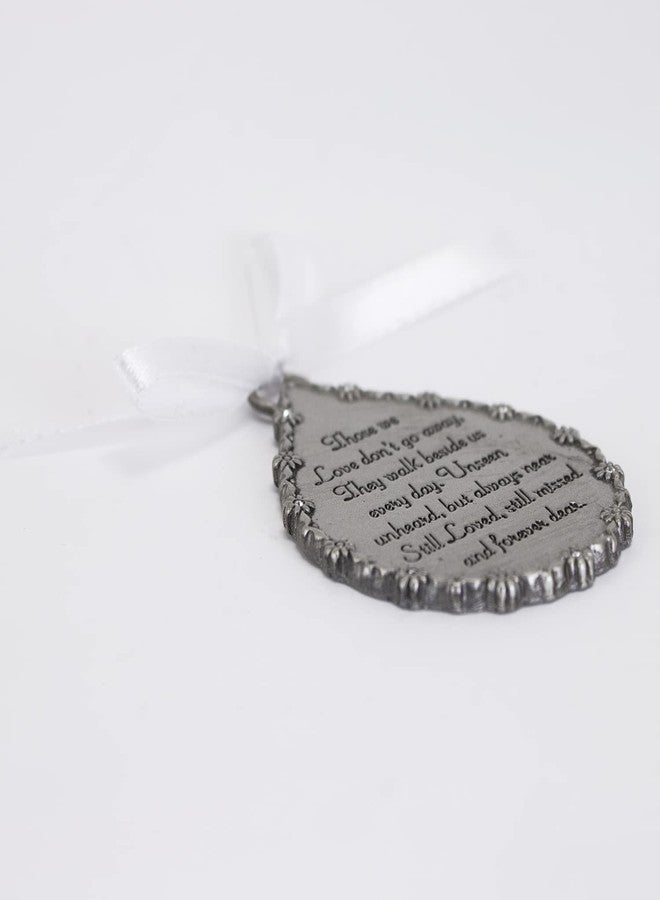 Cathedral Art (Abbey & CA Gift Tear-Shaped Memorial Ornament, One Size, Silver,Christmas - Image 5