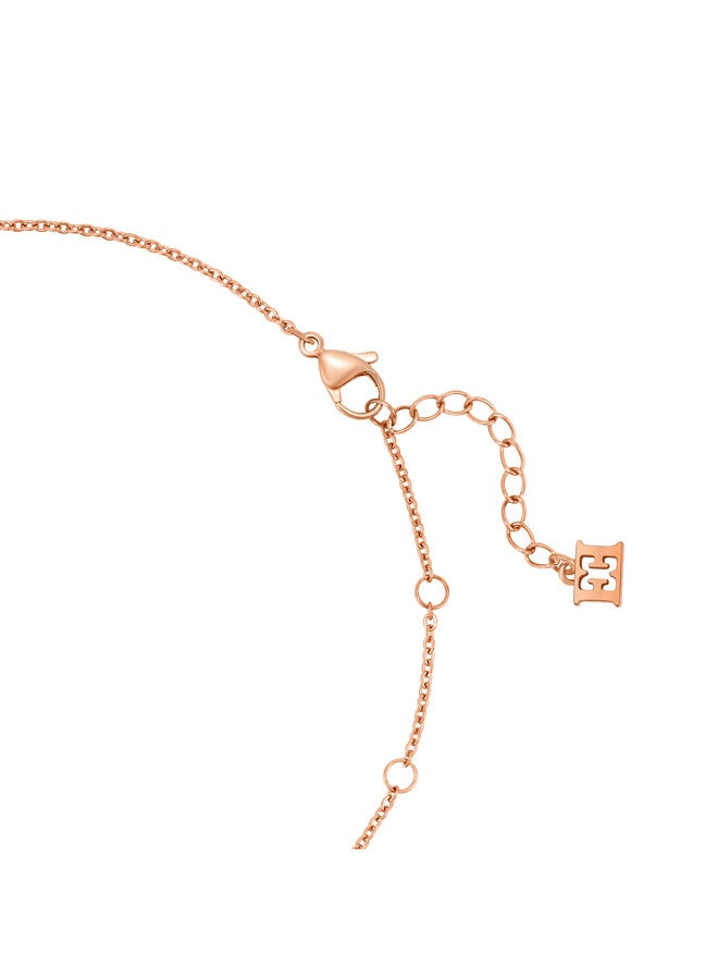 ESCADA Mina Rose Gold  Plated Stainless Steel Necklace for Women 360mm - Image 3