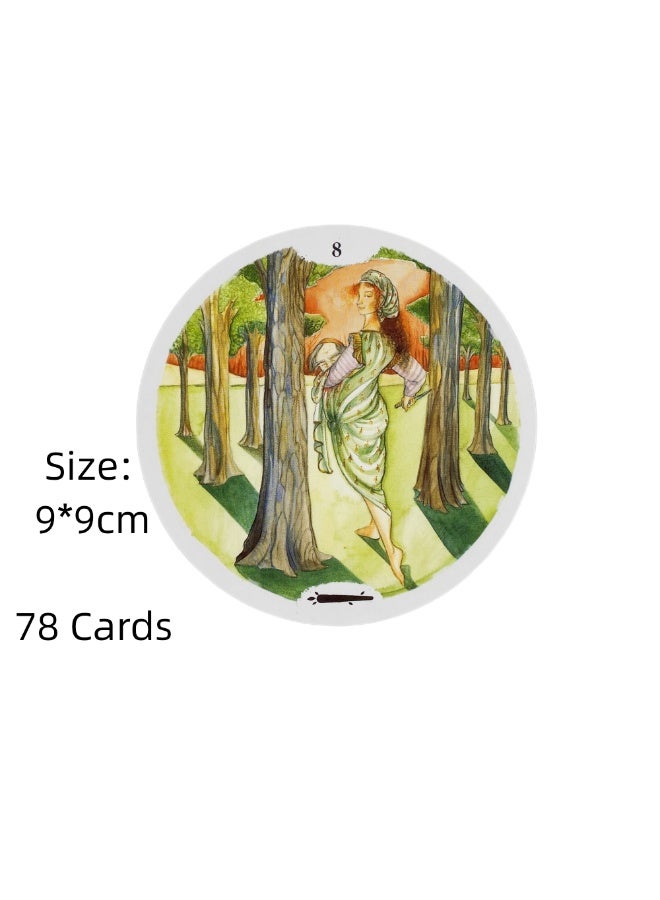 NIBEMINENT The Circle of Life Tarot Deck - 78 Cards - Arcana Cards - Special Edition - English Version - Visual Presentation - Prophecy Edition - Toy Game Set  - Image 2