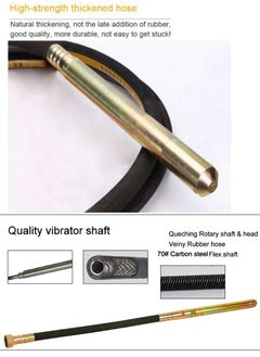Shoppingekart Electric Concrete Vibrator Needle 15 Meter 35mm For Concrete Vibrator Attachment Angle Drill Machine Size 35mmColorMulti  - Image 5