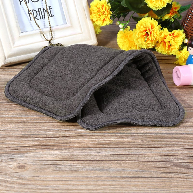 Washable Diaper Insert: Medium Size, 5-Layer Antibacterial Bamboo Charcoal, Super Soft Absorbent - Reusable Incontinence Protection Insert for Adult Incontinence, Postpartum Care - Image 1