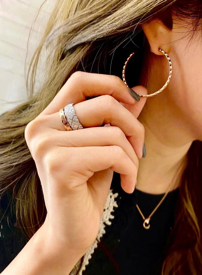 Coco Crush Luxury Ring French Brand Engagement Friend Personalized Jewelry - Image 1