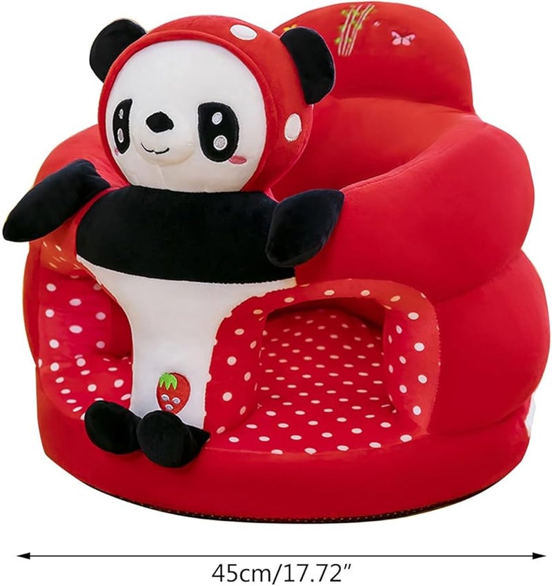 Panda Baby Sofa Chair Soft Portable Sitting Pillow Plush Cushion For Infants - Image 3