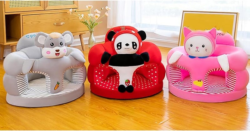 Panda Baby Sofa Chair Soft Portable Sitting Pillow Plush Cushion For Infants - Image 5