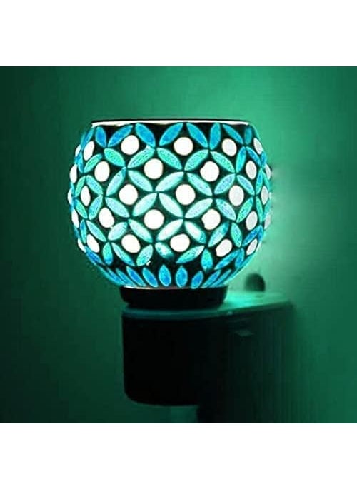 SHREE HANS CREATION SHREE HANS CREATION Ceramic Kapur Dani Electrical Camphor DiffuserHome Fragrance Aroma Glass Kapoor Dani Essential Oil Diffuser Burner Night Lamp2076Sweety  - Image 5